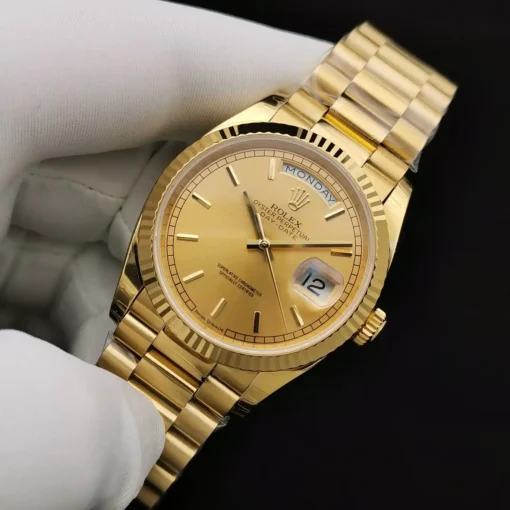 Rolex Replica Day-Date 128238 36mm Gold Dial