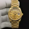 Fake Rolex Day-Date 128238 36mm Gold Dial Yellow Gold