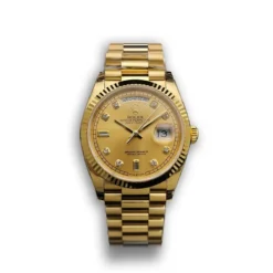 Replica Rolex Day-Date 128238 36mm Gold Dial Yellow Gold