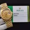 Rolex Clone Watches Day-Date 128238 36mm Gold Dial Yellow Gold