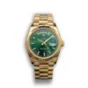 Replica Rolex Day-Date 128238 36mm Green Dial Yellow Gold