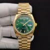 Fake Rolex Day-Date 128238 36mm Green Dial Yellow Gold