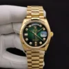 Fake Rolex Day-Date 128238 36mm Green Ombre Dial