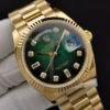 Super Clone Rolex Day-Date 128238 36mm Green Ombre Dial