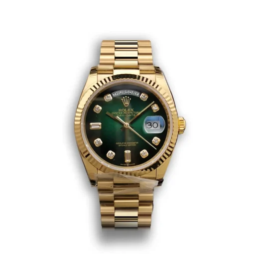 Replica Rolex Day-Date 128238 36mm Green Ombre Dial