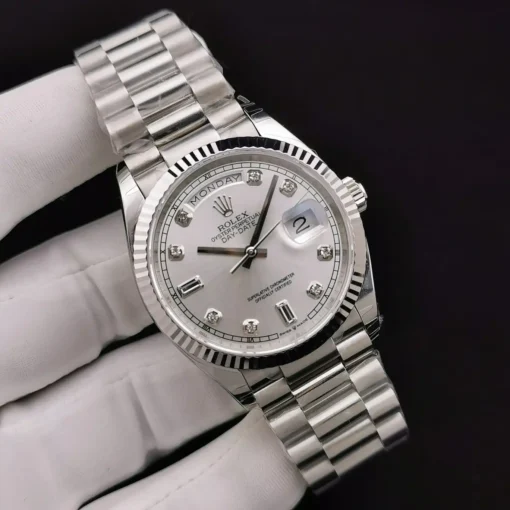 Rolex Super Clone Day-Date 128238 36mm Mother of Pearl Dial