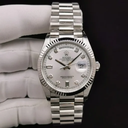 Fake Rolex Day-Date 128238 36mm Mother of Pearl Dial