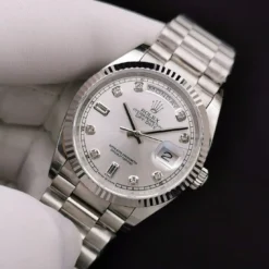 Replica Rolex Day-Date 128238 36mm Mother of Pearl Dial Material View