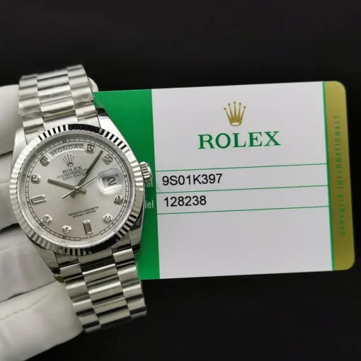 Rolex Clone Watches Day-Date 128238 36mm Mother of Pearl Dial