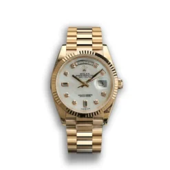 Replica Rolex Day-Date 128238 36mm Mother of Pearl Diamonds Dial