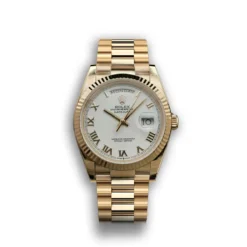 Replica Rolex Day-Date 128238 36mm White Roman Dial
