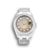Replica Rolex Day-Date 18946 36mm Black Mother of Pearl Dial