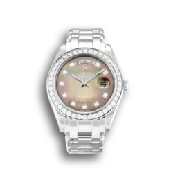 Replica Rolex Day-Date 18946 36mm Black Mother of Pearl Dial