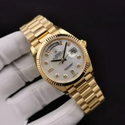 Rolex Super Clone Day-Date 228239 36mm Mother of Pearl Dial