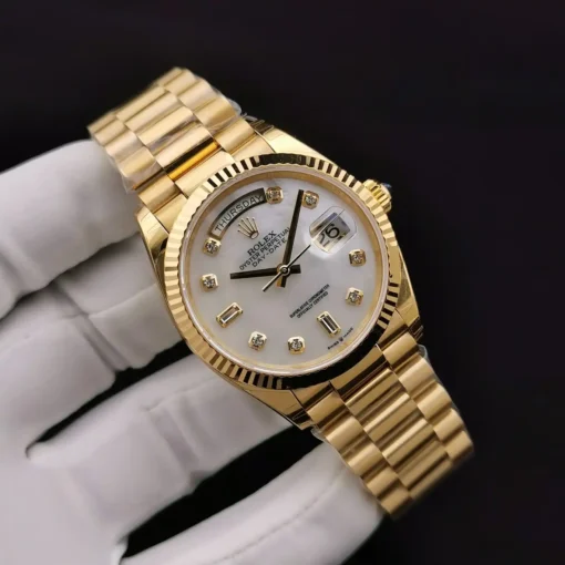 Rolex Super Clone Day-Date 228239 36mm Mother of Pearl Dial