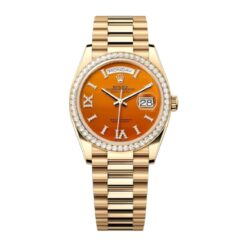 Replica Rolex Day-Date 36 mm Carnelian Dial 128348RBR