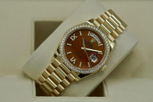 Rolex Replica Day-Date 36 mm Carnelian Dial 128348RBR