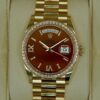 Super Clone Rolex Day-Date 36 mm Carnelian Dial 128348RBR