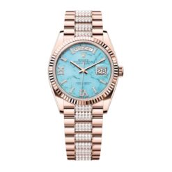Replica Rolex Day-Date 36 mm Turquoise Dial 128235