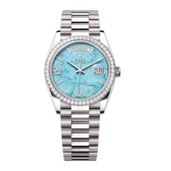 Rolex Super Clone Day-Date 36 mm Turquoise Dial 128349RBR
