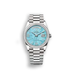 Replica Rolex Day-Date 36 mm Turquoise Dial 128349RBR
