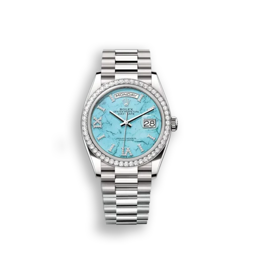 Replica Rolex Day-Date 36 mm Turquoise Dial 128349RBR