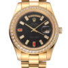 Replica Rolex Day-Date 36mm Black Dial 1454101