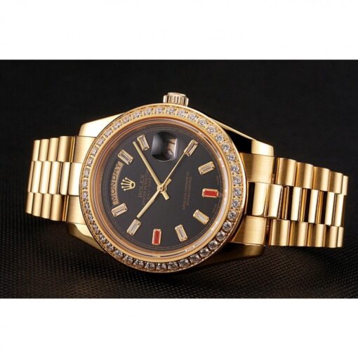 Super Clone Rolex Day-Date 36mm Black Dial 1454101