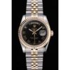 Rolex Super Clone Day-Date 36mm Black Dial SRL78