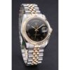Fake Rolex Day-Date 36mm Black Dial SRL78