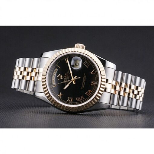 Super Clone Rolex Day-Date 36mm Black Dial SRL78