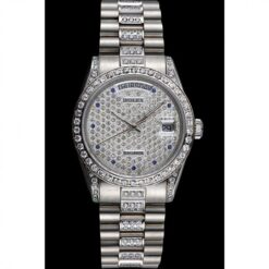 Rolex Super Clone Day-Date 37mm Diamond Dial 621612
