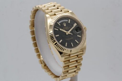 Best Replica Rolex Day-Date 40 mm Black Dial 228238