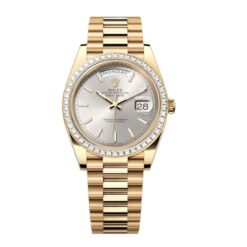 Replica Rolex Day-Date 40 mm Silver Dial 228398TBR