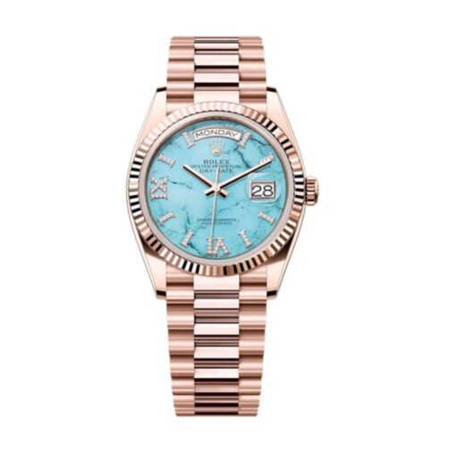 Replica Rolex Day-Date 40 mm Turquoise Dial 128235
