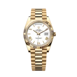 Replica Rolex Day-Date 40 mm White Dial 228238