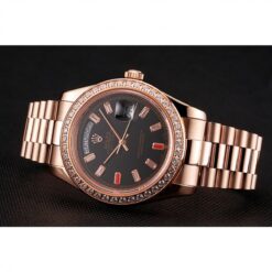 Rolex Replica Day-Date 40mm Black Dial 1454102