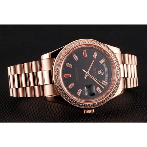 Super Clone Rolex Day-Date 40mm Black Dial 1454102