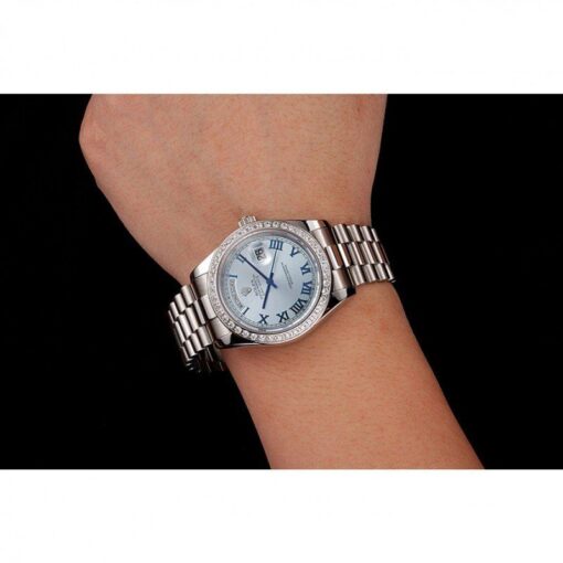 Rolex Clone Day-Date 40mm Blue Dial 1453962