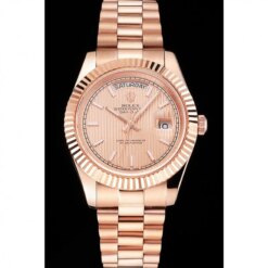 Rolex Super Clone Day-Date 40mm Rose-Gold Dial REP016823