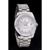 Fake Rolex Day-Date 40mm Silver Dial 41995