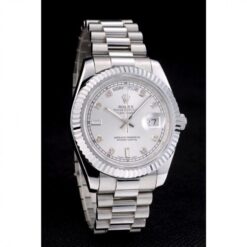 Fake Rolex Day-Date 40mm Silver Dial 41995