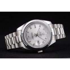 Rolex Replica Day-Date 40mm Silver Dial 41995