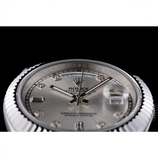 Rolex Clone Watches Day-Date 40mm Silver Dial 41995