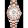 Replica Rolex Day-Date 40mm White Dial 1454108 Face Detail