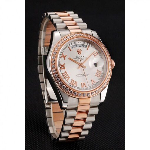 Fake Rolex Day-Date 40mm White Dial 1454108