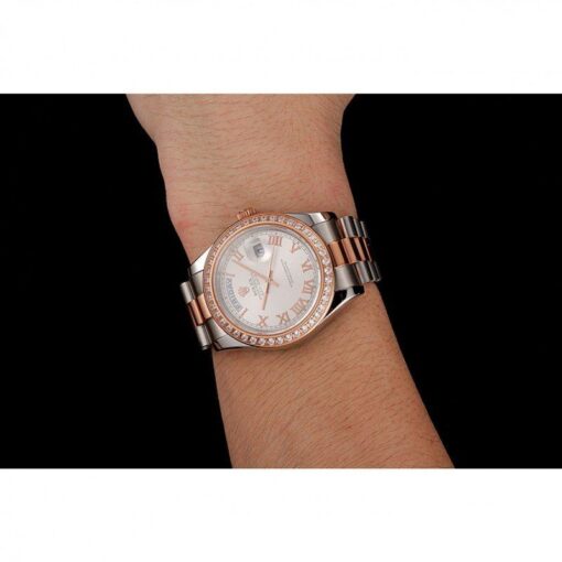 Rolex Clone Watches Day-Date 40mm White Dial 1454108