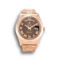 Replica Rolex Day-Date II 218235 40mm Chocolate Dial