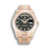 Replica Rolex Day-Date II 218235 Black Dial 40mm