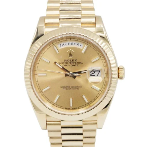 Clone Rolex Day-Date II 40mm Champagne Dial 228238